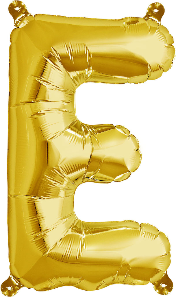 16" Gold Letter, Number & Symbol Balloons