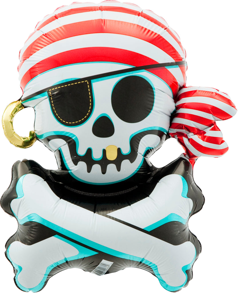 Pirate Jolly Roger Mylar Balloon