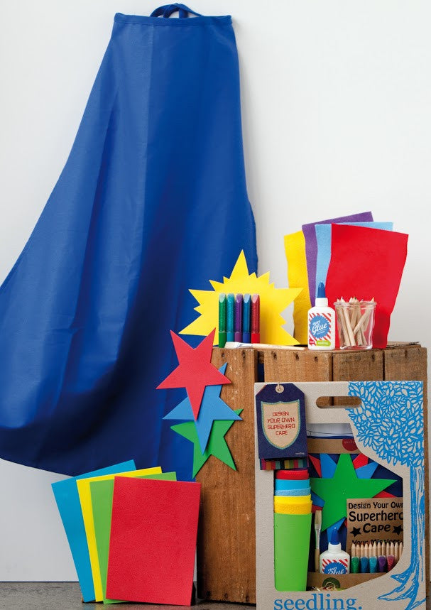 Design Your Own Superhero Cape in Blue