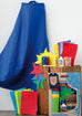 Design Your Own Superhero Cape in Blue