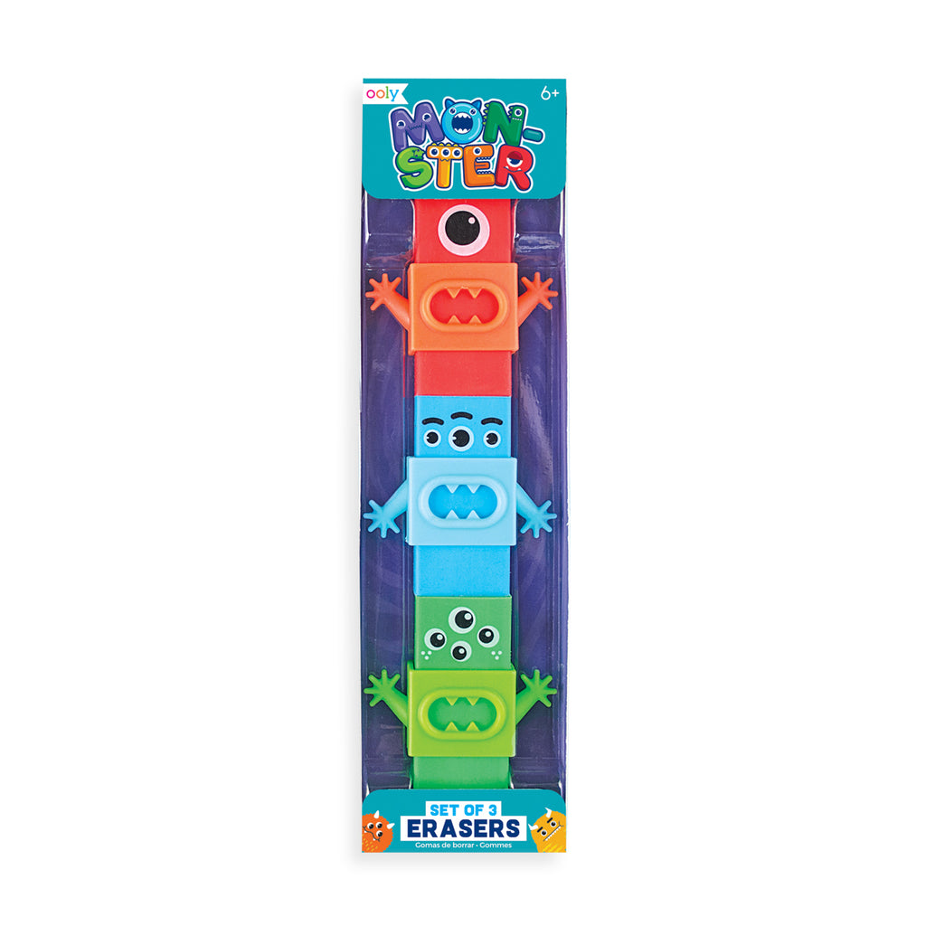 Monster Erasers (3-pack)