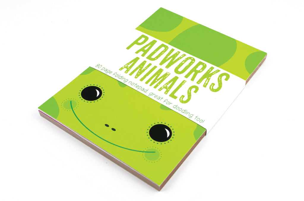 Fold Over Notepad in Animal Friends