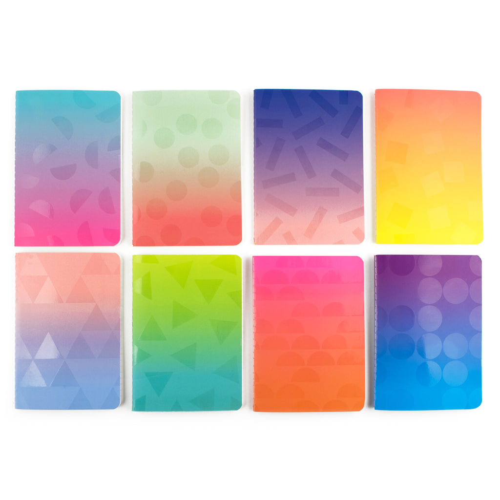 Mini Pocket Pal Journals in Oh My Ombre! (8-Pack)