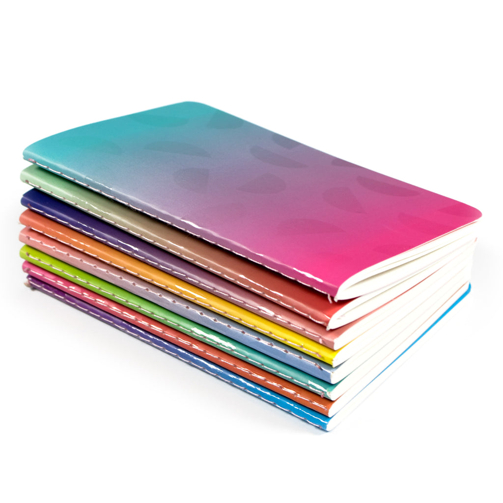 Mini Pocket Pal Journals in Oh My Ombre! (8-Pack)