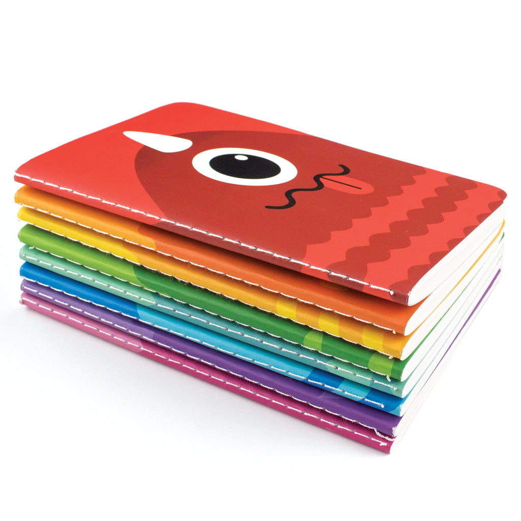 Mini Pocket Pal Journals in Cute Monsters (8-Pack)