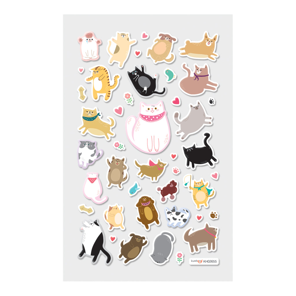 Cat and Dog Stickers