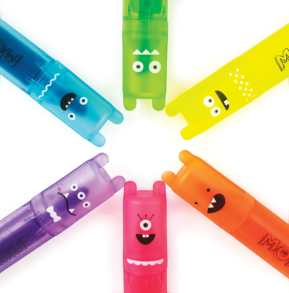 Mini Monster Scented Highlighters (6-pack)