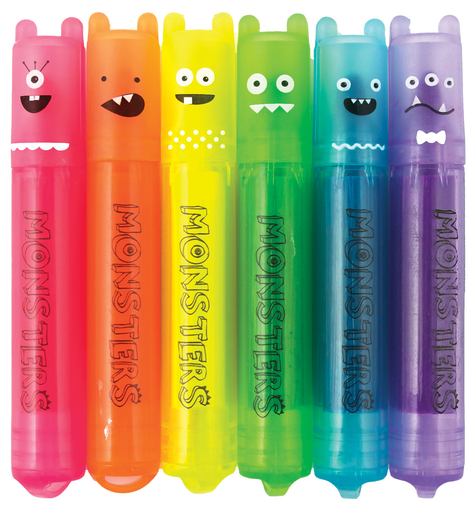Mini Monster Scented Highlighters (6-pack)