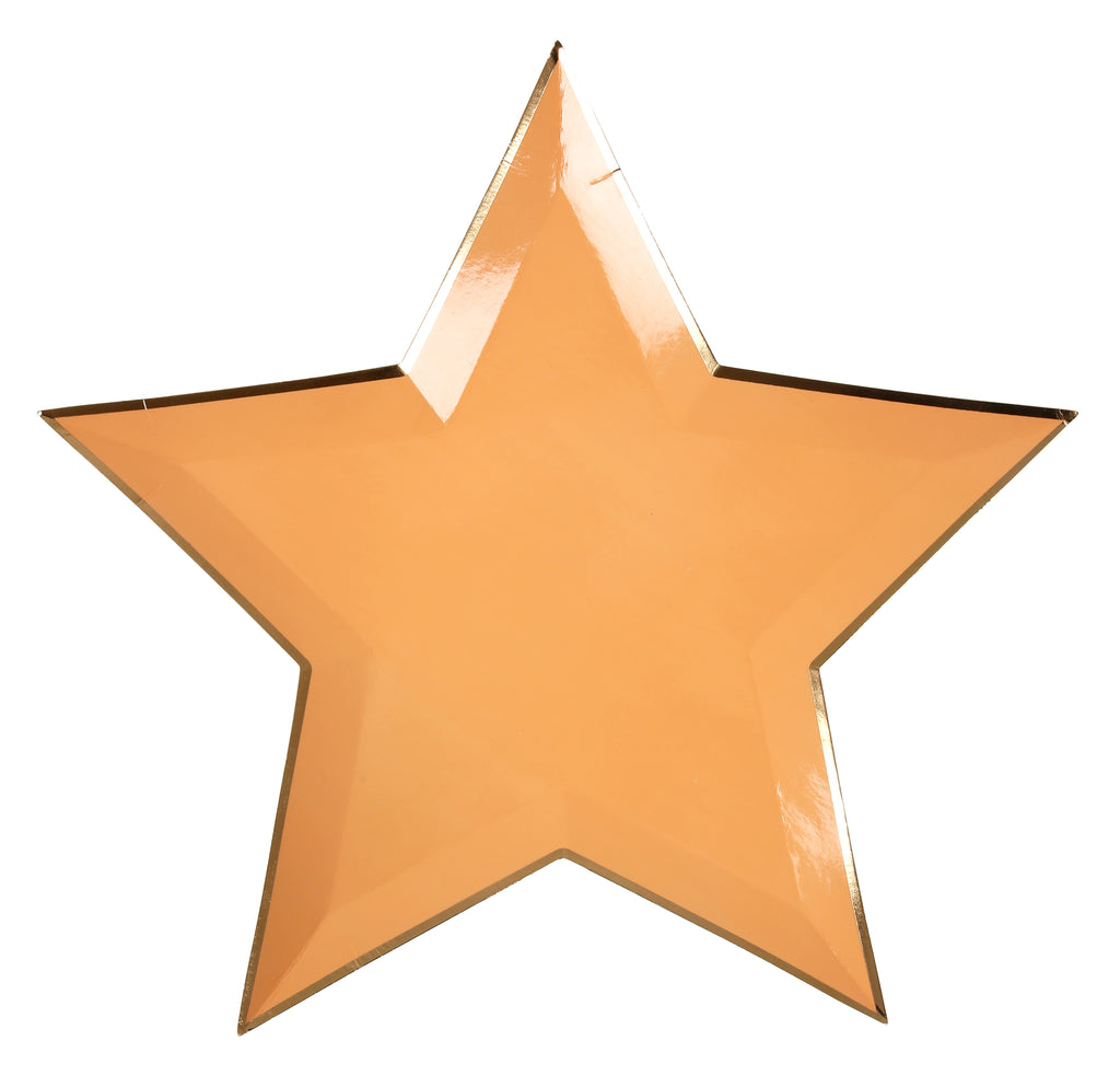 Colorful Star Paper Plates