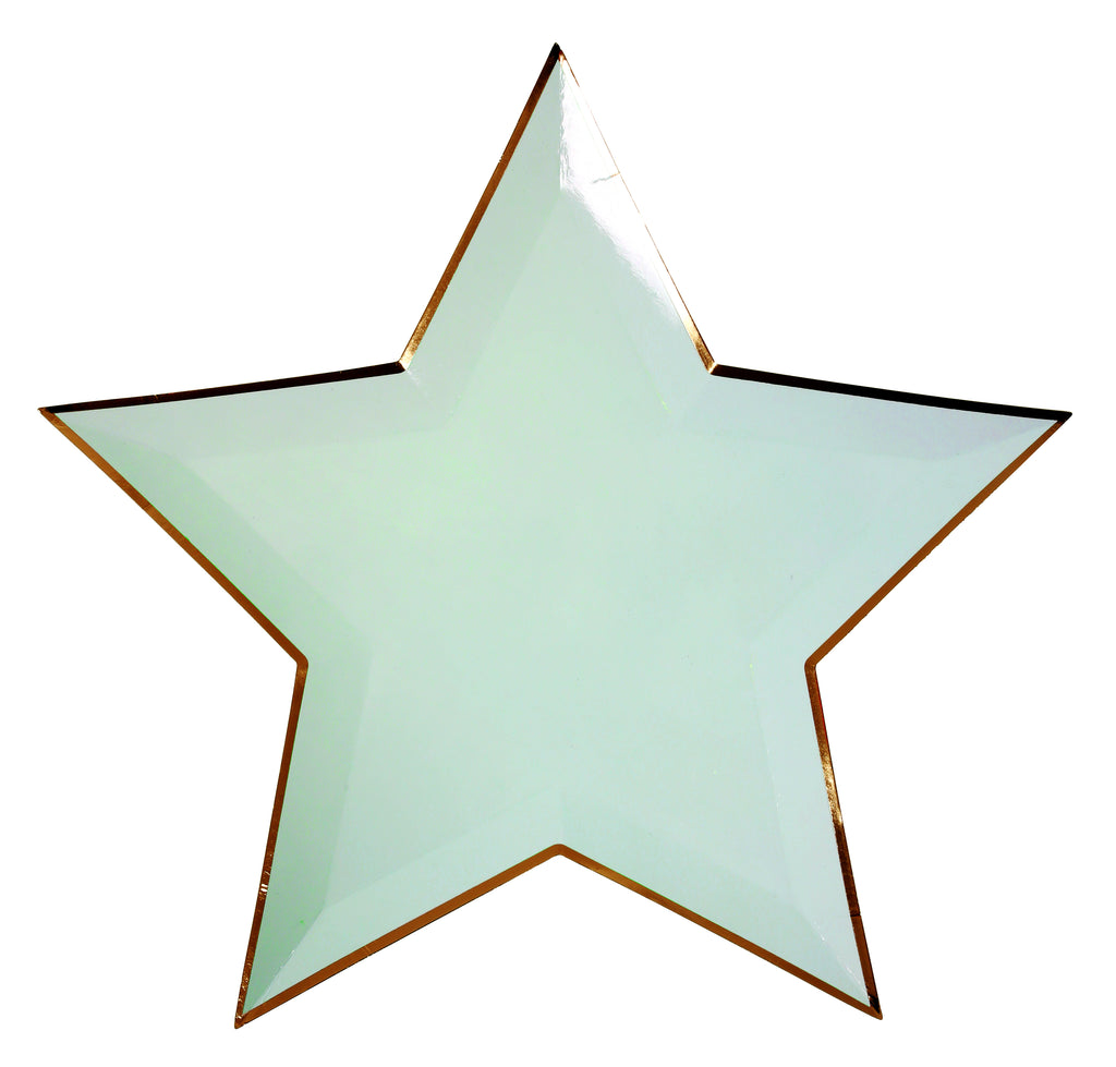 Colorful Star Paper Plates