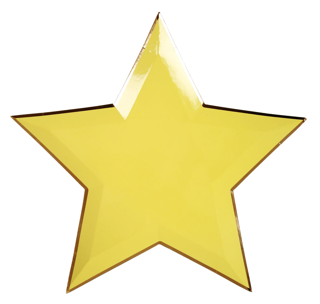 Colorful Star Paper Plates