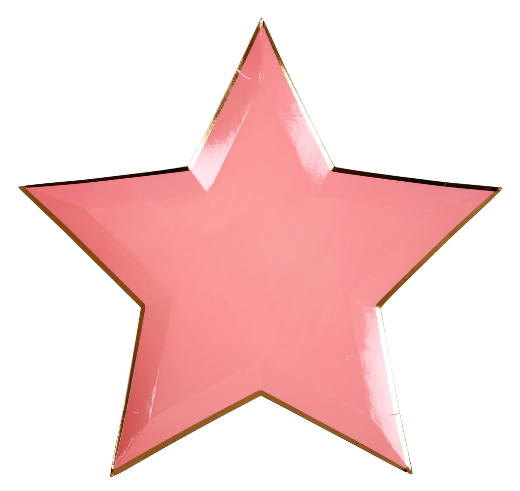 Colorful Star Paper Plates