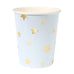 Colorful Gold Star Paper Cups