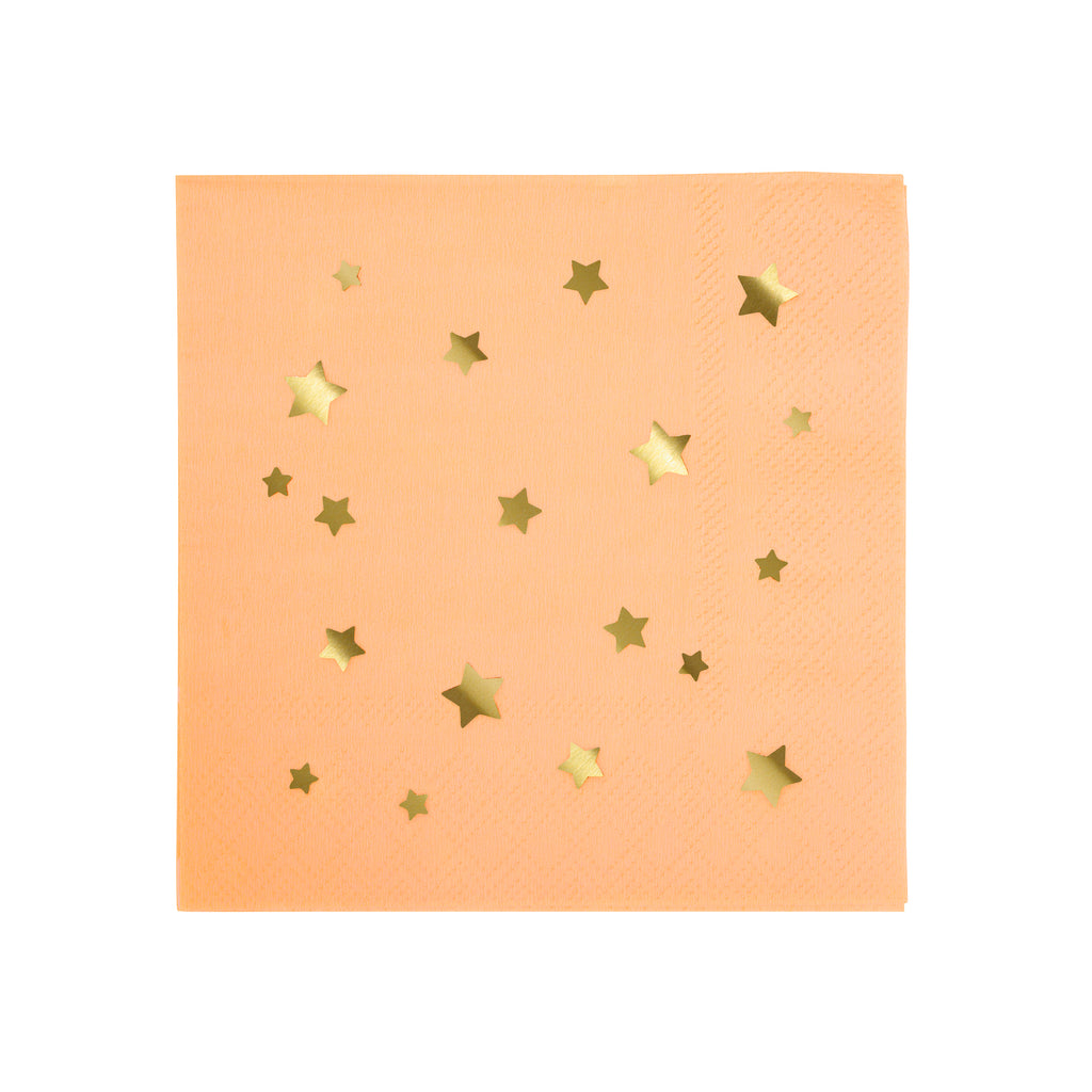 Colorful Gold Star Napkins (Small)