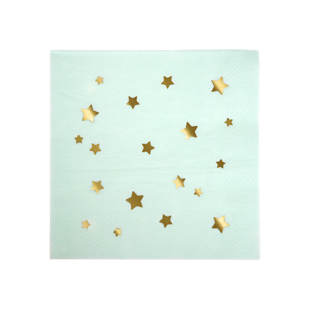 Colorful Gold Star Napkins (Small)