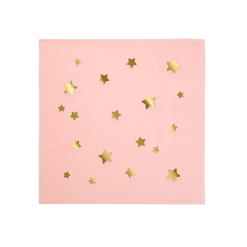 Colorful Gold Star Napkins (Small)
