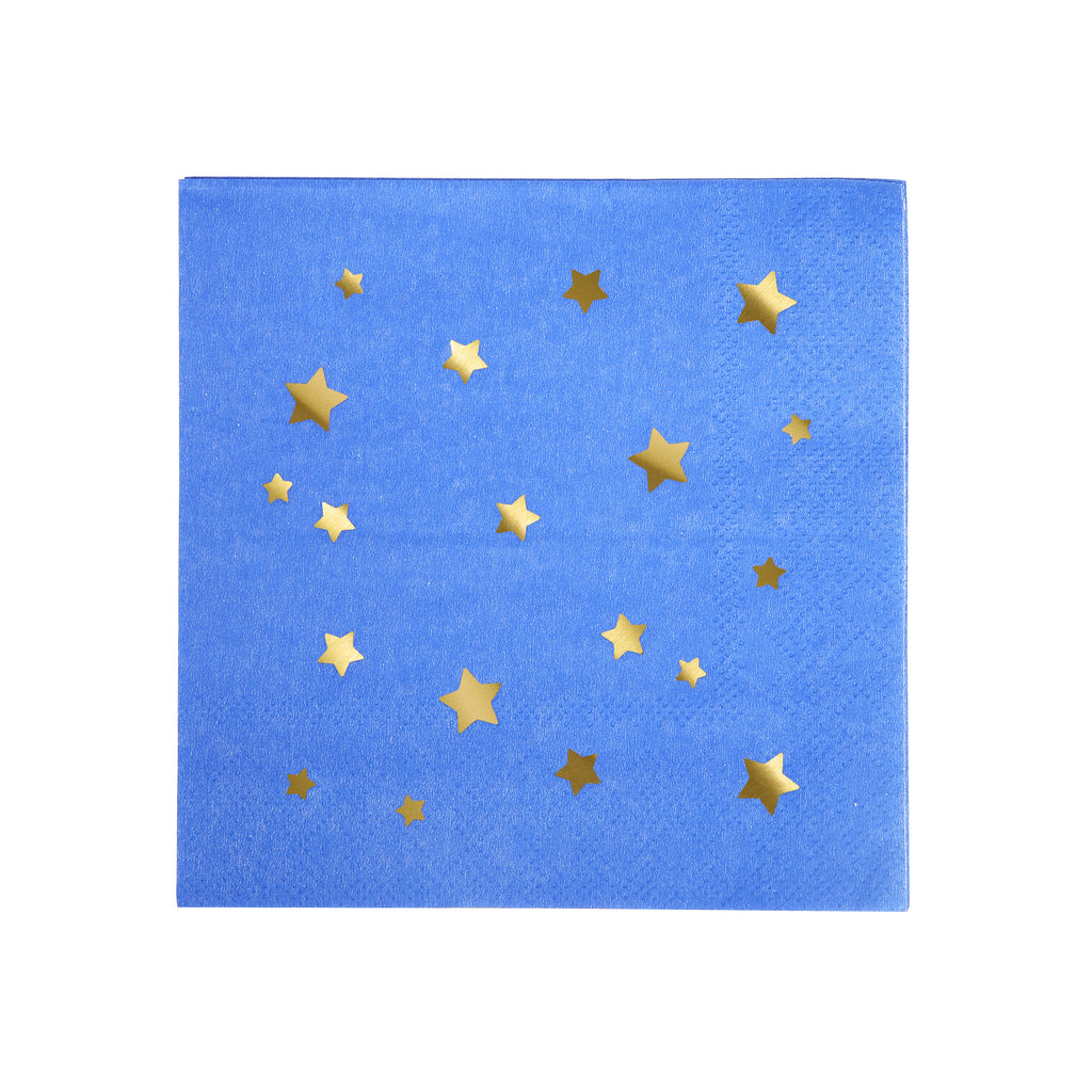 Colorful Gold Star Napkins (Small)