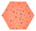 Colorful Gold Star Paper Plates