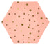 Colorful Gold Star Paper Plates