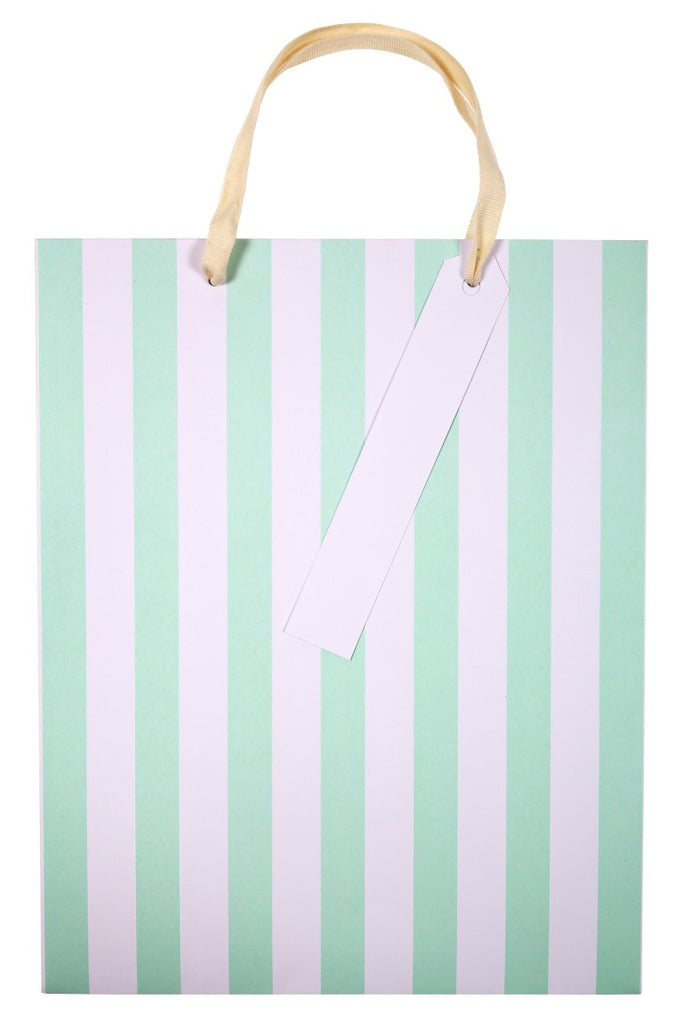 Neon Stripe Party Favor Bags (3-pack)