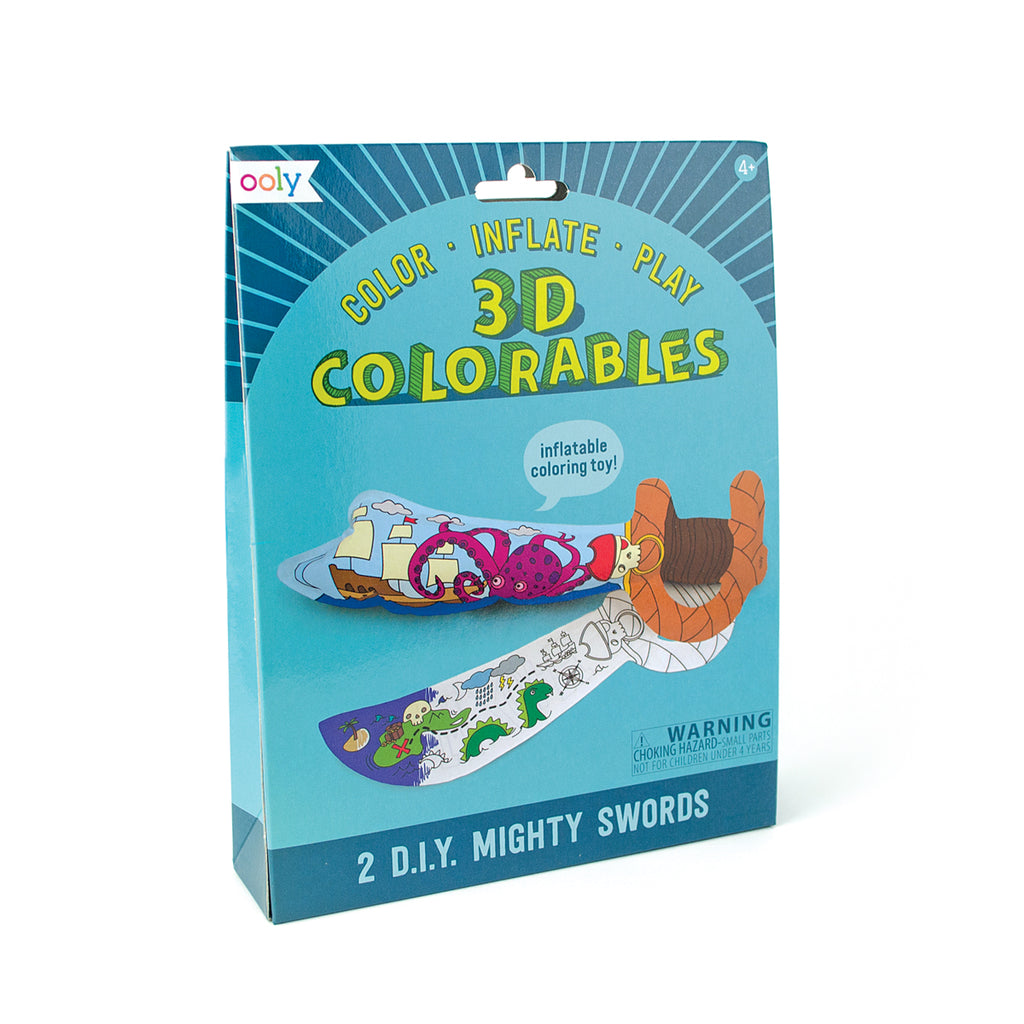 inflatable colorable paper swords