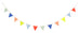 Knitted Fabric Flag Garland