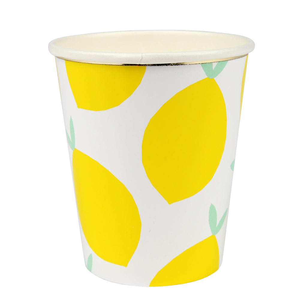 Lemon Party Paper Cups