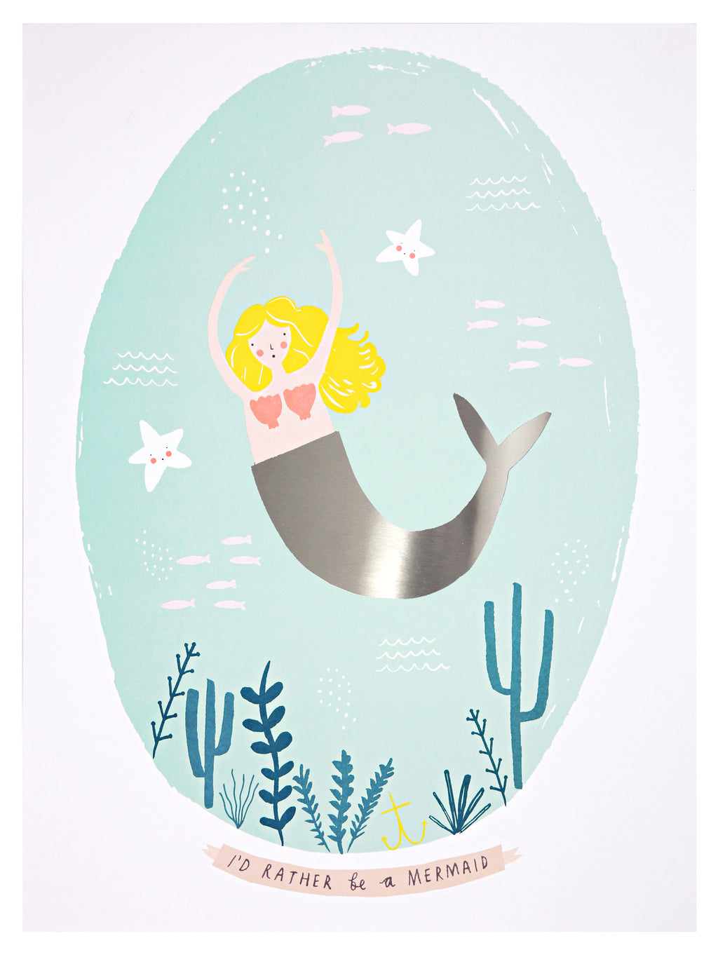 Mermaid Party Art Prints (2-pack)