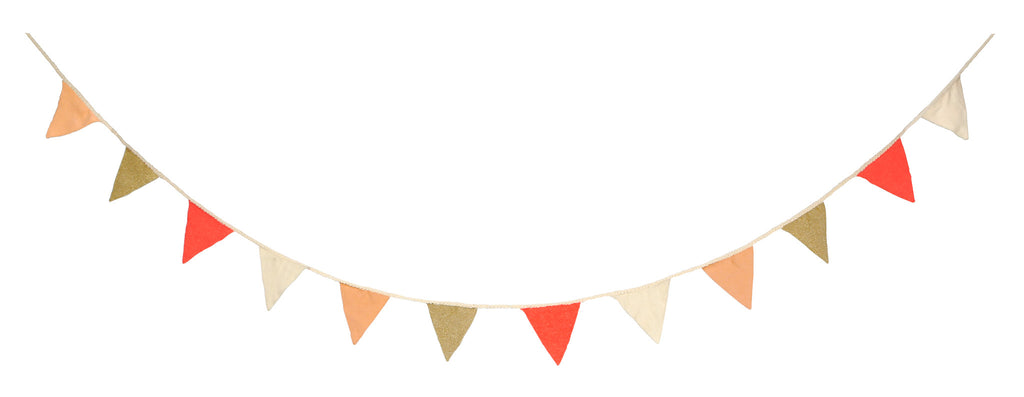 Knitted Fabric Flag Garland