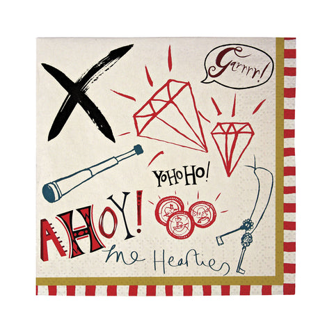 Ahoy There Pirate Napkins