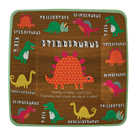Dinosaur Square Paper Plates (Small)