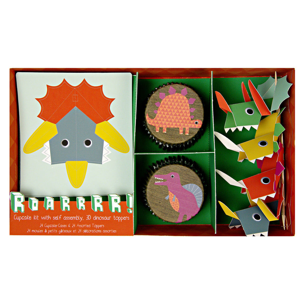 Dinosaur DIY Pop-out Cupcake Kit