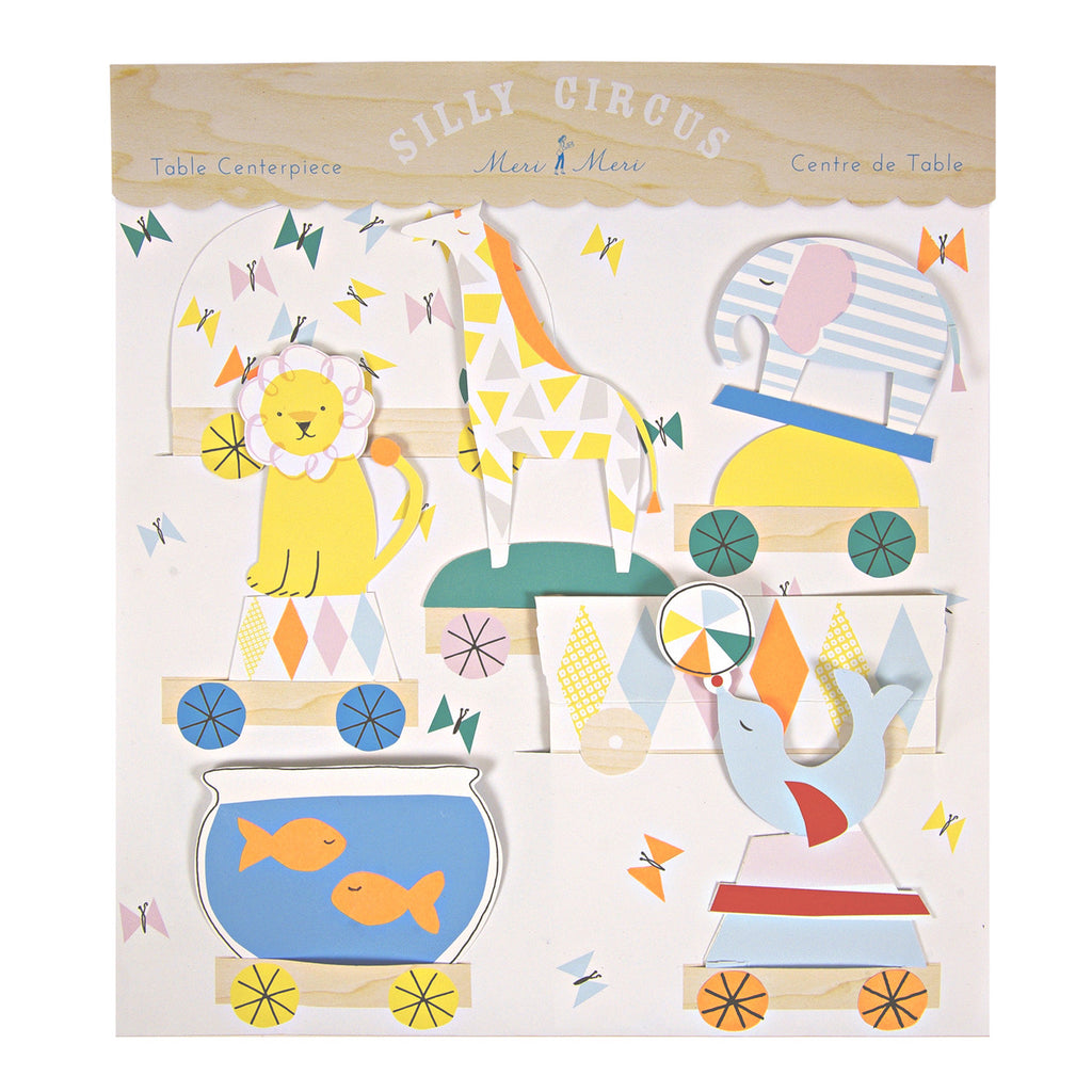 Silly Circus Train Centerpiece