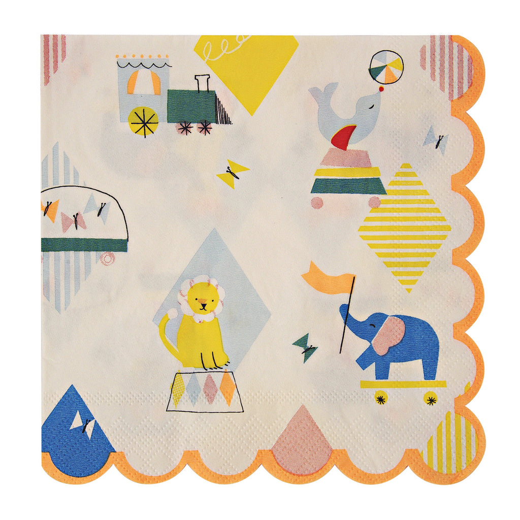 Silly Circus Napkins (Large)