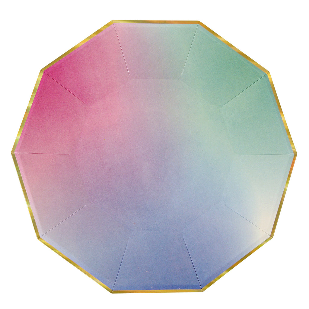 Ombre Paper Plates (Large)