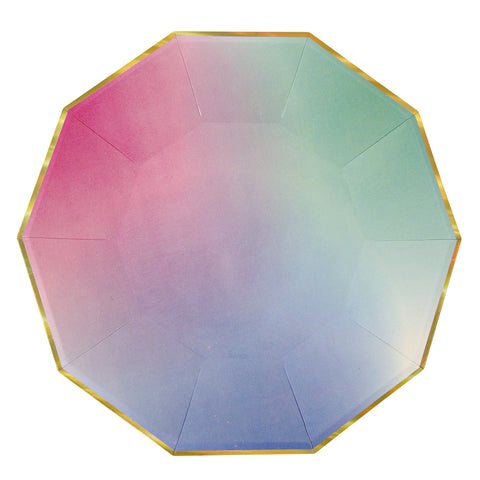 Ombre Paper Plates (Large)