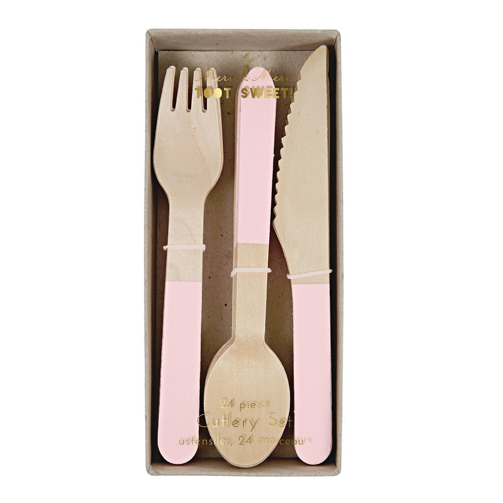 Wooden Cutlery (24-pack)