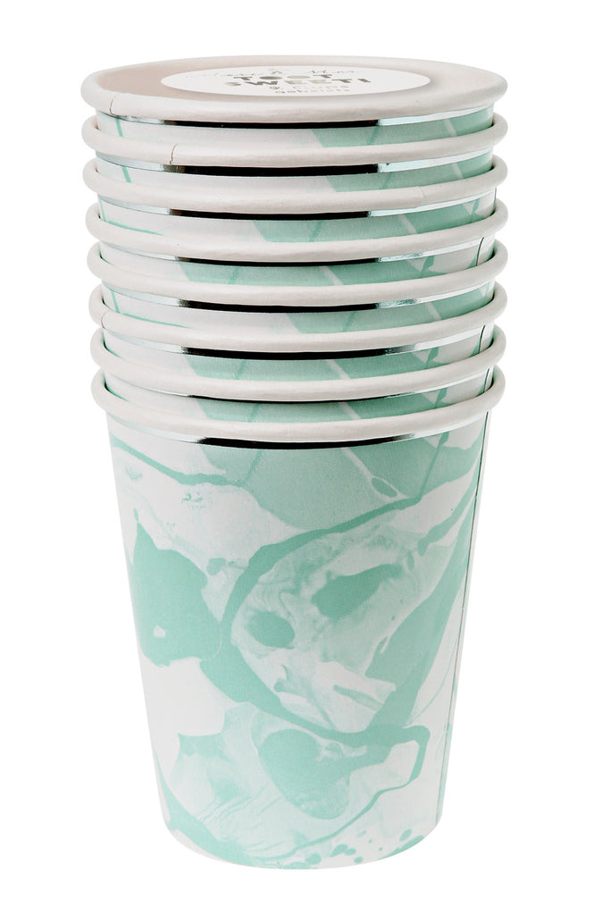 Marble Paper Cups