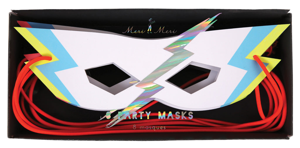 Superhero Paper Masks (8-pack)