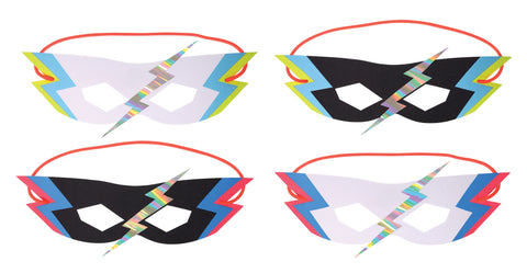 Superhero Paper Masks (8-pack)