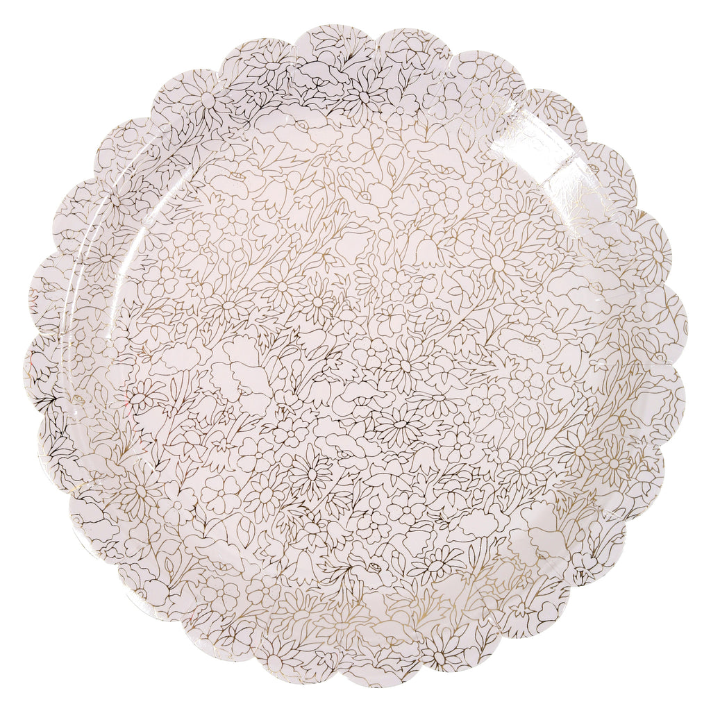 Liberty Gold Betsy Paper Plates (Large)