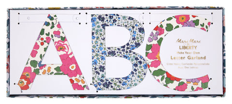 Liberty DIY Letter Garland Kit