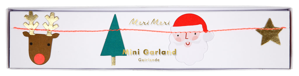 Christmas Garland in Festive Icons