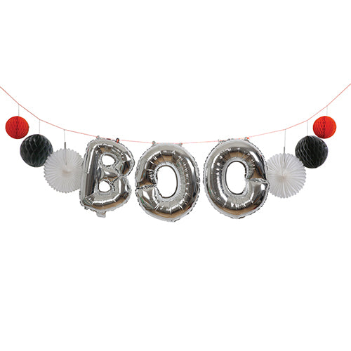 Halloween "BOO" Balloon Garland Kit