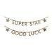 "Spell Anything" Gold Glitter Letter Garland Kit