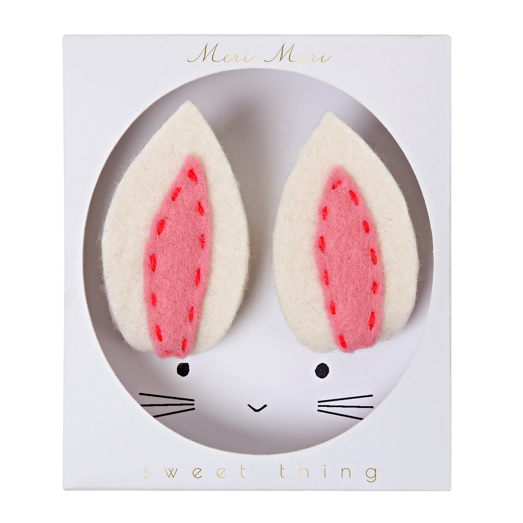 bunny hair clip and pin