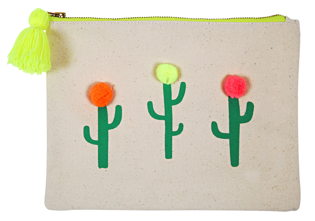 Pom Pom Cactus Pouch