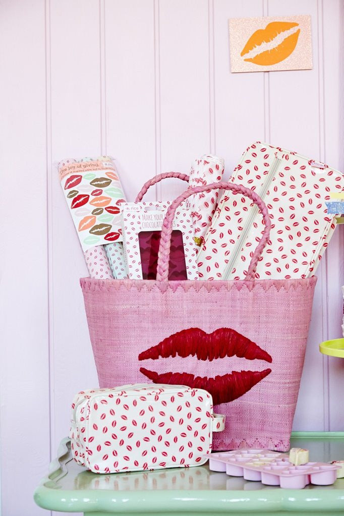 Wrapping Paper in Kiss Print