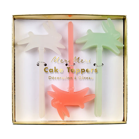 Acrylic Bunny Cupcake Toppers