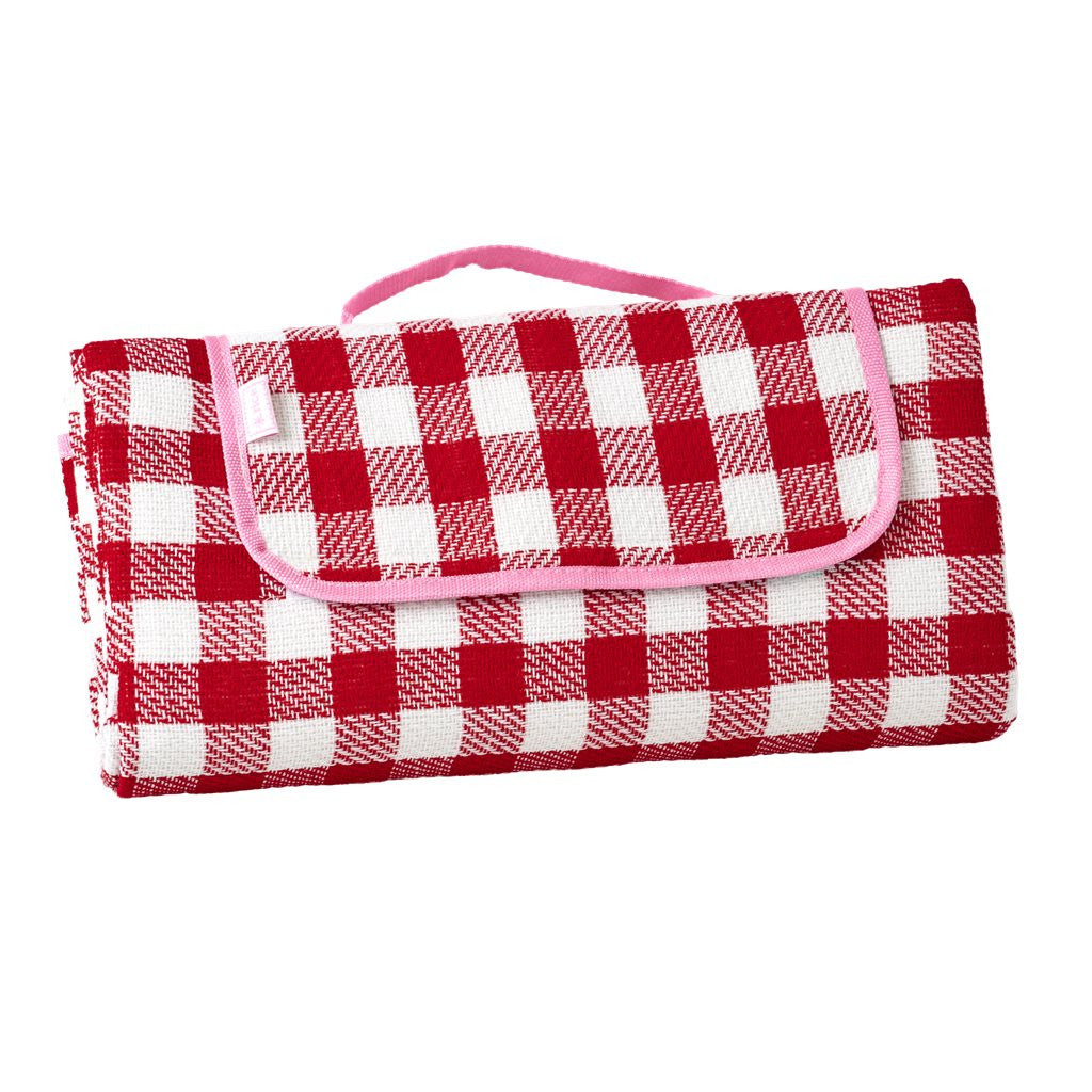 Red Checkered Picnic Blanket